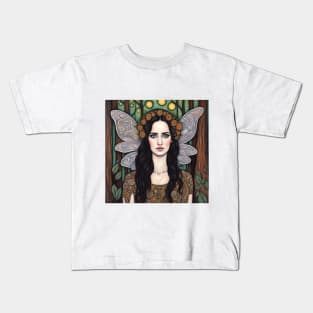 Eva Green as a fairy in the woods Kids T-Shirt